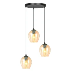 Discount Kaskada ciepłych kloszy do salonu 681/3PREM ISTAR PREMIUM | Kaja Żyrandole Nowoczesne