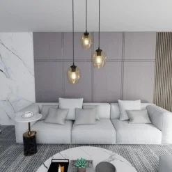 Discount Kaskada ciepłych kloszy do salonu 681/3PREM ISTAR PREMIUM | Kaja Żyrandole Nowoczesne