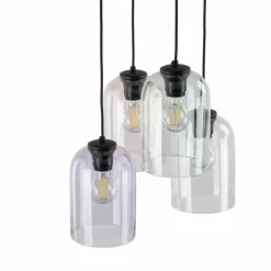 Store Kaskada kolorowych kloszy do salonu TK 10301 MOLLY | Kaja Oświetlenie Żyrandole Nowoczesne