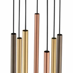 Cheap Kaskada różnokolorowych tub na okrągłej postawie 10704 LASER | Kaja Żyrandole Nowoczesne