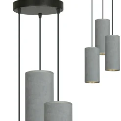 Outlet Kaskada wąskich abażurów, do sypialni 1060/3PREM BENTE PREMIUM | Kaja Żyrandole Nowoczesne