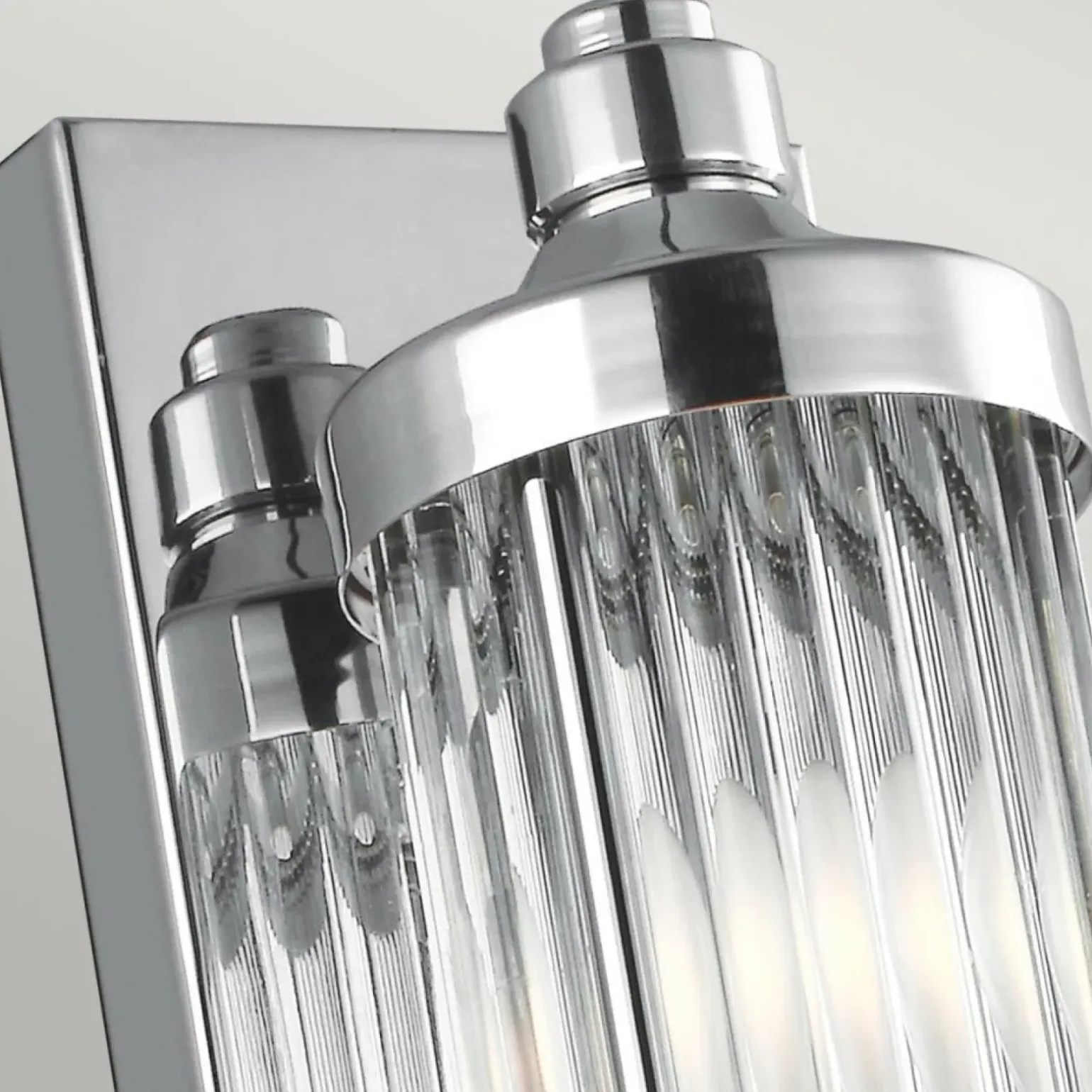 Sklep Kaja Kinkiet owany, ryflowane szkło FE-PAULSON-W4 z serii PAULSON