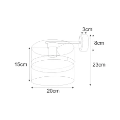 Sklep Kaja Kinkiet ścienny idealny do nowoczesnego wnętrza K-5504 z serii MALAVI