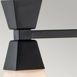 Sklep Kaja Kinkiet ścienny na listwie, czarny BOWTIE-3-MB z serii BOWTIE