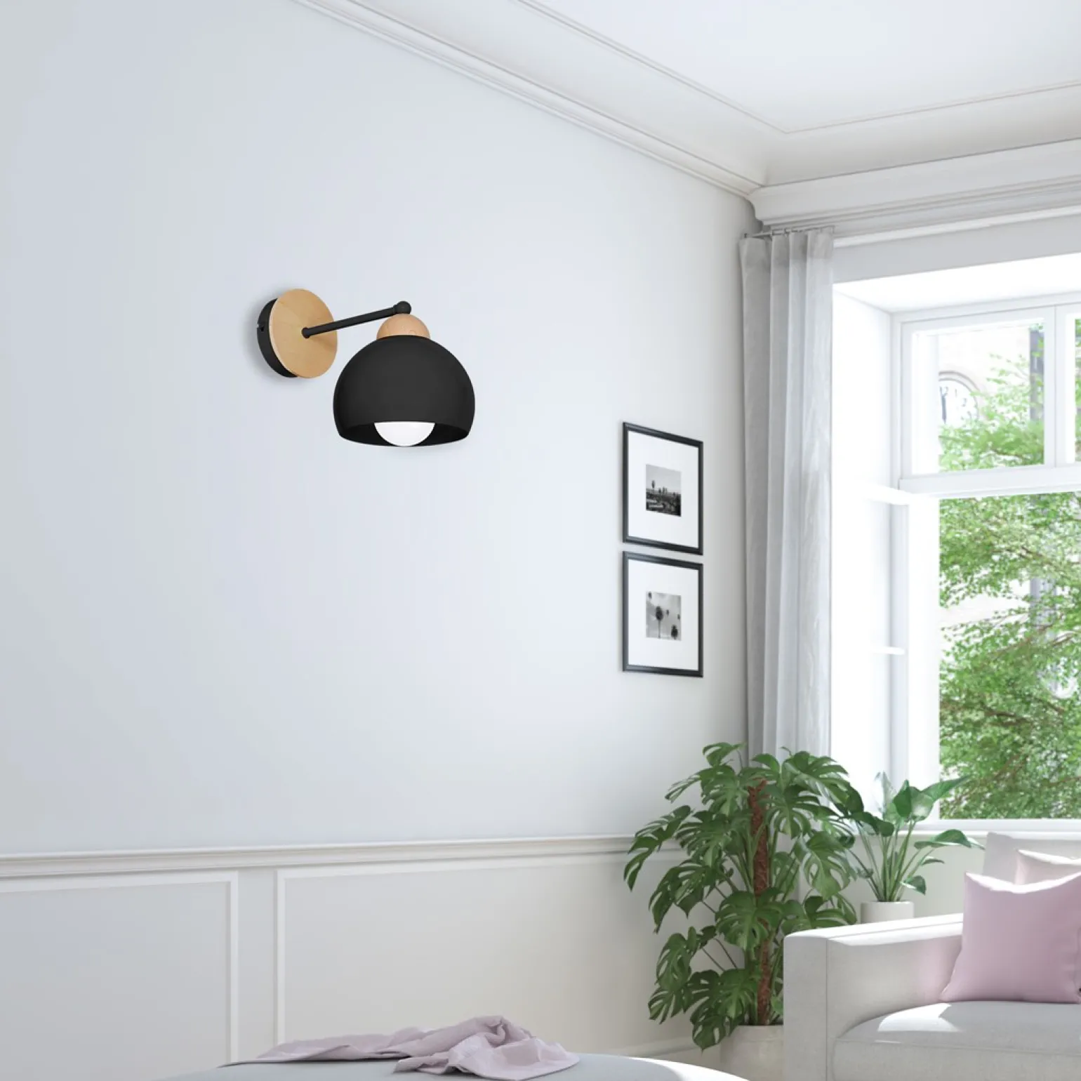 Sklep Kaja Kinkiet ścienny z m, otwartym kloszemMLP6520 z serii DAMA | Kaja Oświetl