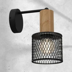 Sklep Kaja Kinkiet ścienny z drewnianym elementemMLP8558 z serii SOBRESA | Kaja Oświetlen