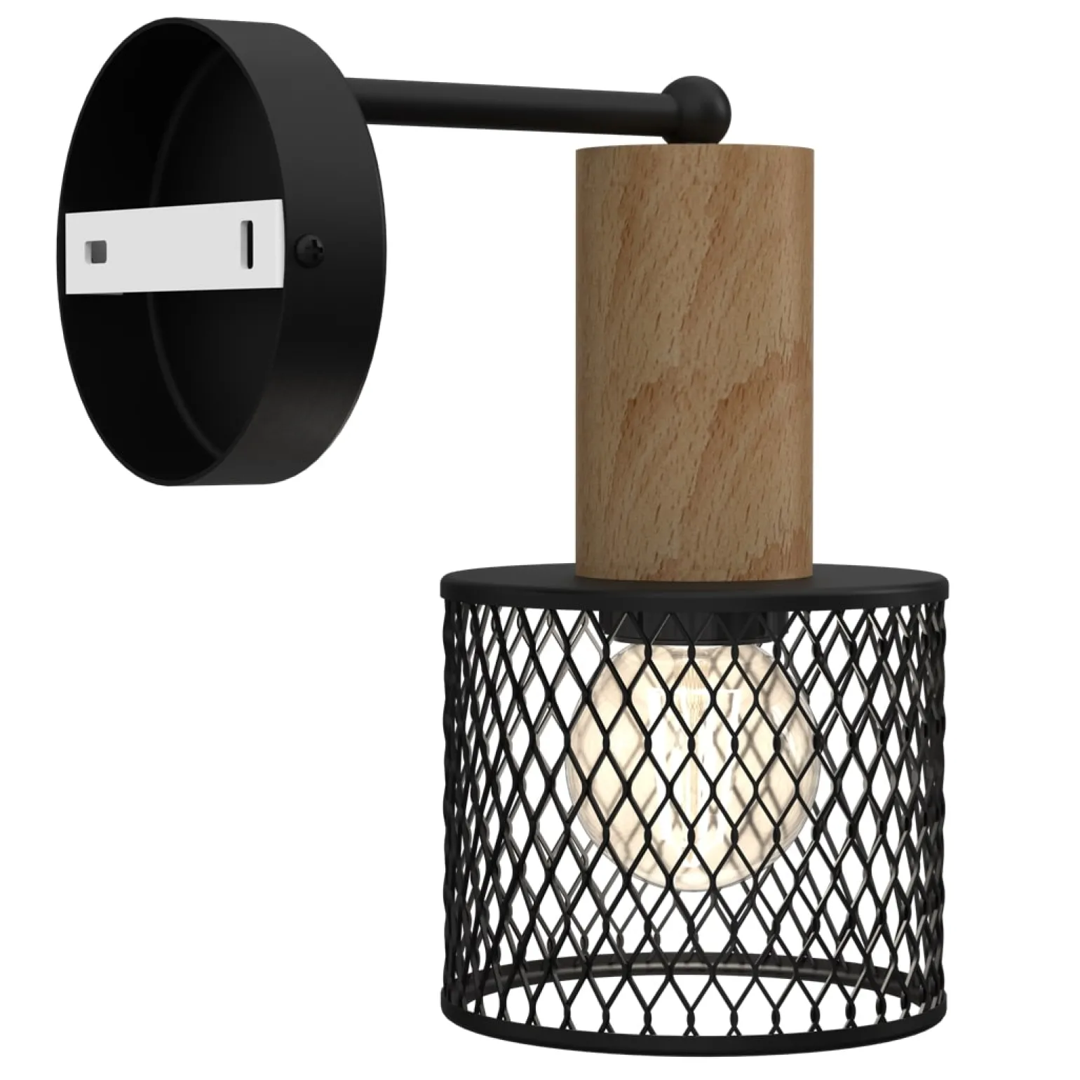 Sklep Kaja Kinkiet ścienny z drewnianym elementemMLP8558 z serii SOBRESA | Kaja Oświetlen