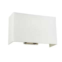 Sklep Kaja Kinkiet ścienny z jedwabnym abażurem DL-RILEY-L-IV-PC z serii RILEY