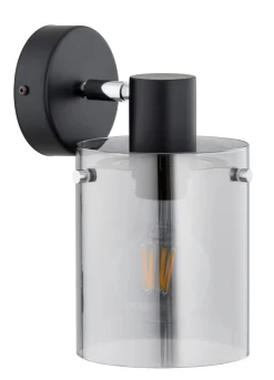 Sklep Kaja Kinkiet ścienny z kloszem w kształcie walca AL 91520 z serii ESSENT | Kaja Oświe