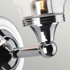 Sklep Kaja Kinkiet ścienny z kloszem ze szkła BATH-AUSTEN2-PC z serii AUSTEN