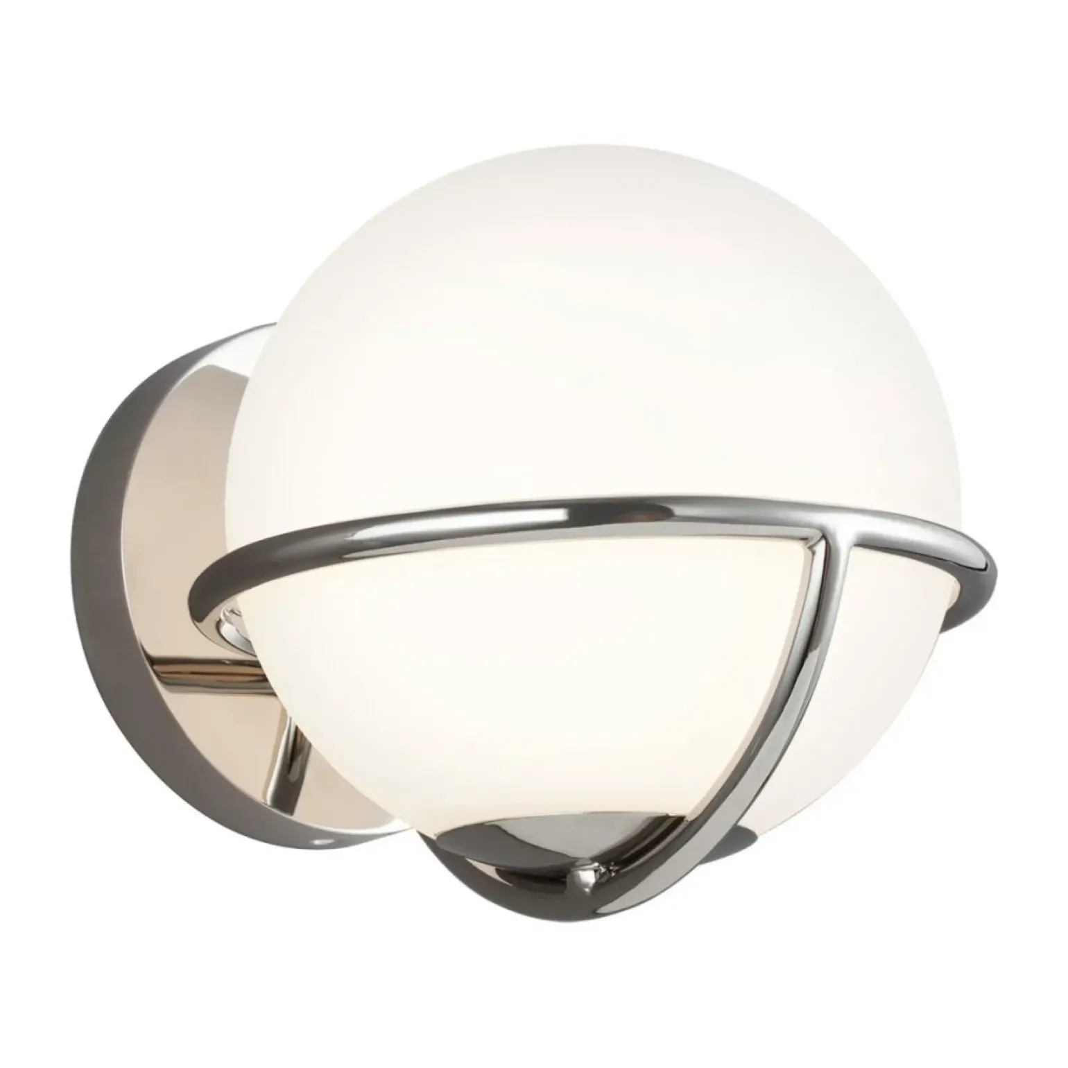 Sklep Kaja Kinkiet ścienny z mlecznym kloszem FE-APOLLO1-PN z serii APOLLO