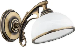 Sklep Kaja Kinkiet ścienny z oprawą w kolorze patyny O3160 K1 PAT z serii HERMES