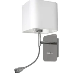 Sklep Kaja Kinkiet ścienny z podstawą w kolorze chromu ML63600 z serii NAPOLI | Kaja Oświet