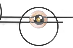 Sklep Kaja Kinkiet dwoma okręgami i kloszami o średnicy 14cm K-5347 z serii CORSA