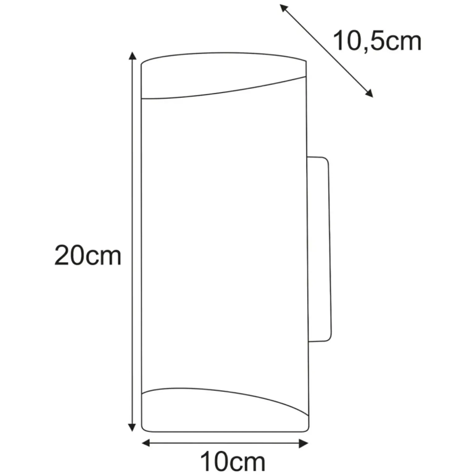 Sklep Kaja Kinkiet elewacyjny idealny do oświetlenia wejścia K-8204 z serii PRIMA