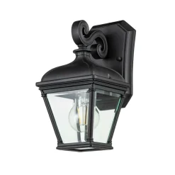 Sklep Kaja Kinkiet elewacyjny na jedną żarówkę BAYVIEW-2S-BK z serii BAYVIEW