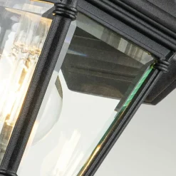 Sklep Kaja Kinkiet elewacyjny na jedną żarówkę BAYVIEW-2S-BK z serii BAYVIEW