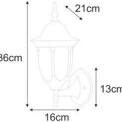 Sklep Kaja Kinkiet elewacyjny na taras K-5007A/N CZARNY/ZŁOTY VASCO | Kaja