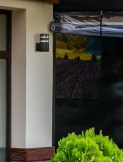 Sklep Kaja Kinkiet elewacyjny o nowoczesnym wyglądzie, na E27 K-8205 z serii SOLIN