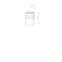 Sklep Kaja Kinkiet elewacyjny z wymienną żarówką 4423 RIO | Kaja Oświetlenie