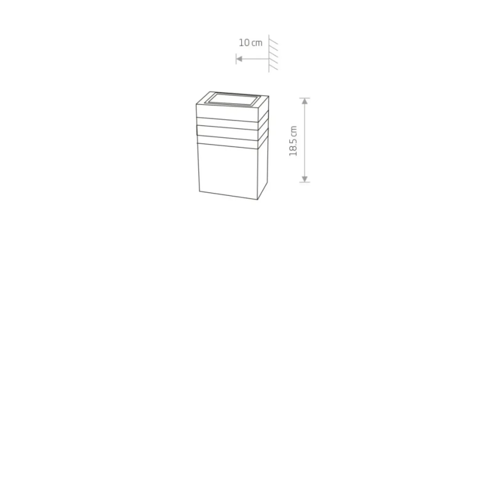 Sklep Kaja Kinkiet elewacyjny z wymienną żarówką 4423 RIO | Kaja Oświetlenie
