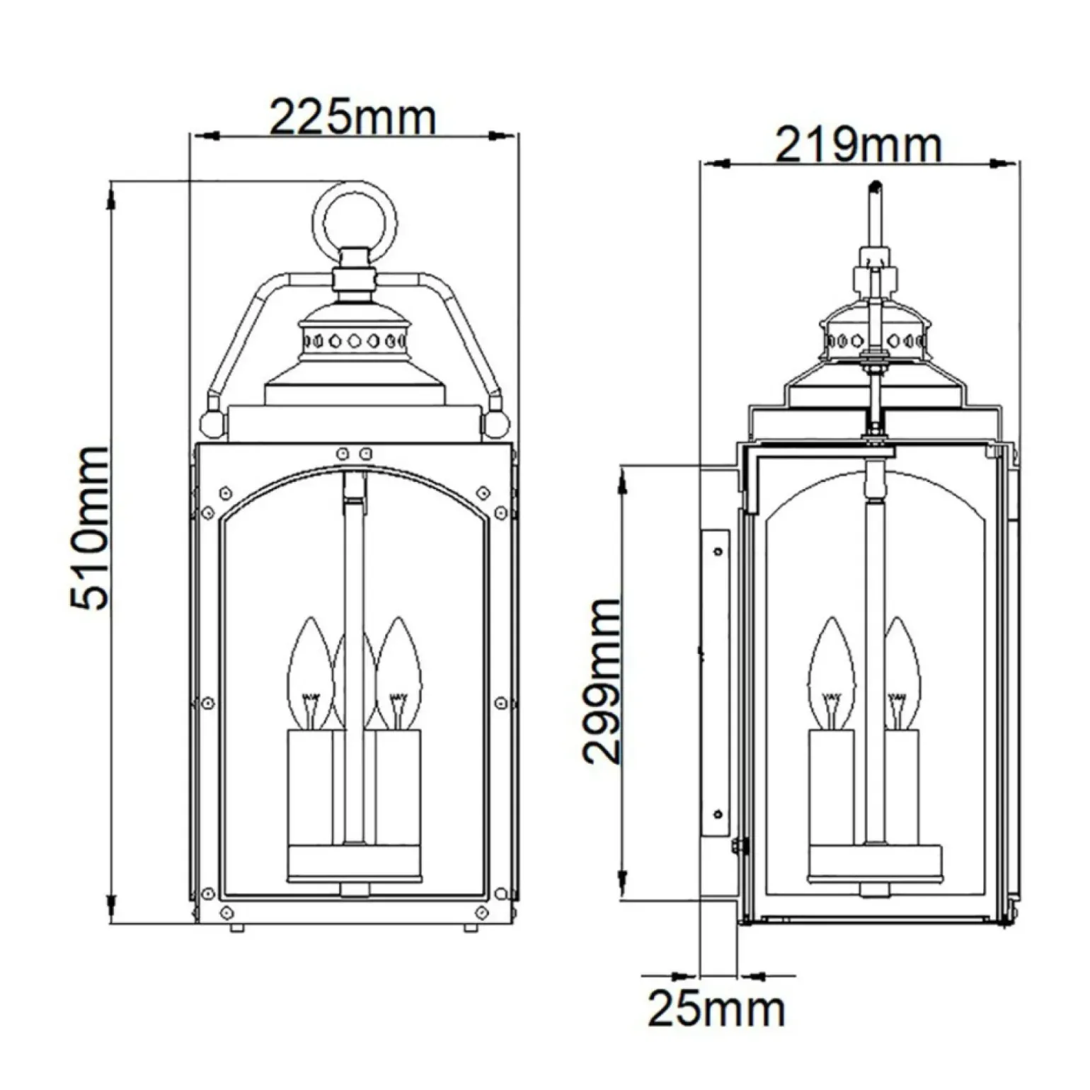 Sklep Kaja Kinkiet, kolor rdzawej miedzi FE-RANDHURST-L-CO z serii RANDHURST