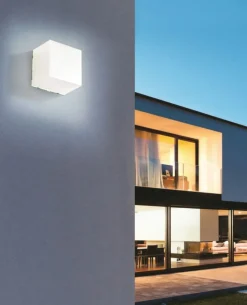 Sklep Kaja Kinkiet kostka elewacyjna ze zmienną barwą światła AZ5233 ZARIA | Kaja