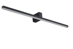 Sklep Kaja Kinkiet LED, prosta lampa nad lustro LP-778/1W XXL BK z serii NEVADA