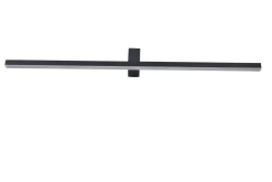 Sklep Kaja Kinkiet LED, prosta lampa nad lustro LP-778/1W XXL BK z serii NEVADA