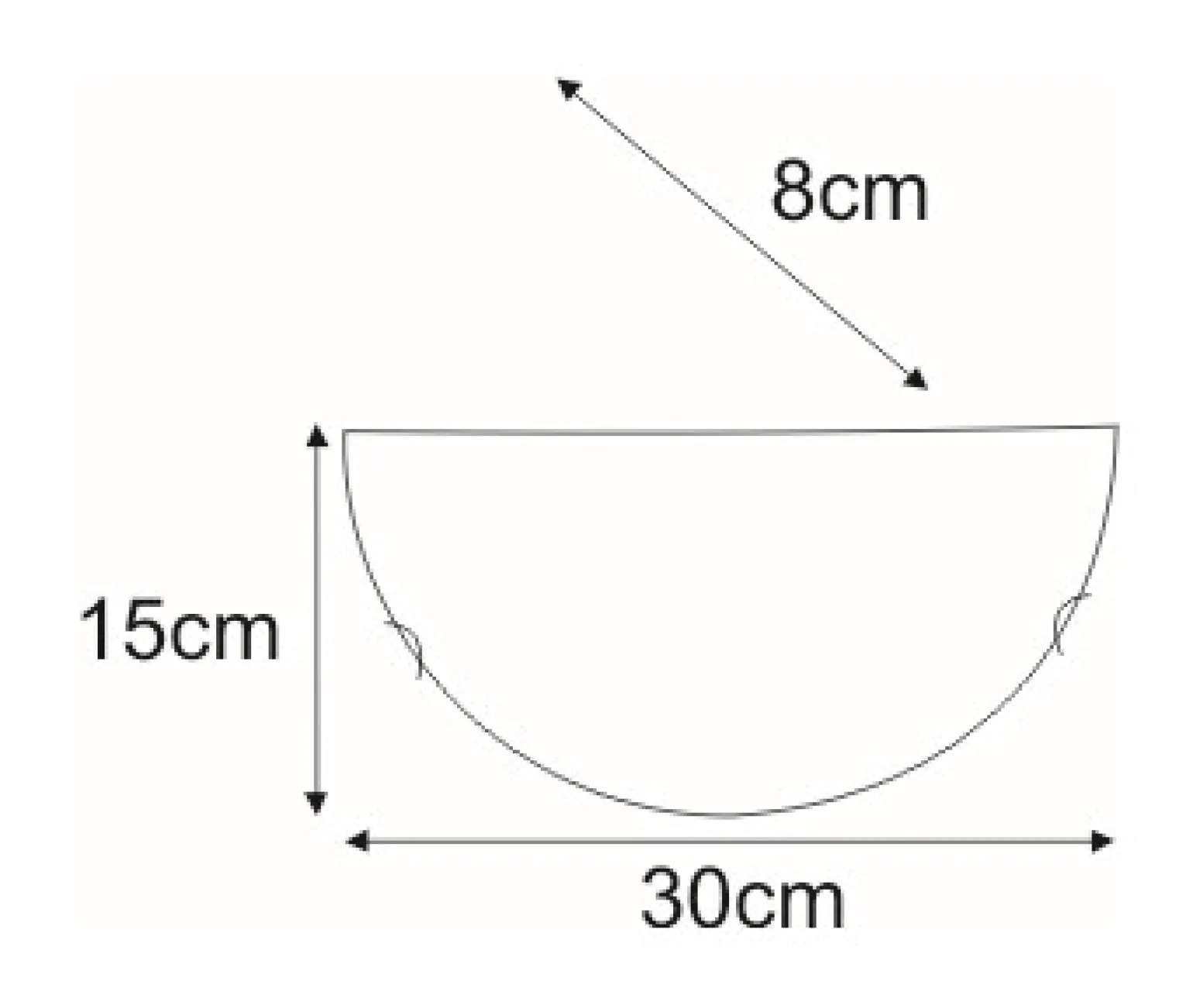 Sklep Kaja Kinkiet na bazie półokręgu, z kloszem K-3721 MATARO | Kaja Oświetlenie