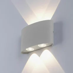 Sklep Kaja Kinkiet ogrodowy, 4 źródła LED 9487-21 z serii CARLO | Kaja