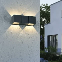 Sklep Kaja Kinkiet ogrodowy w formie trzech kubików 9658-13 z serii MARCEL | Kaja