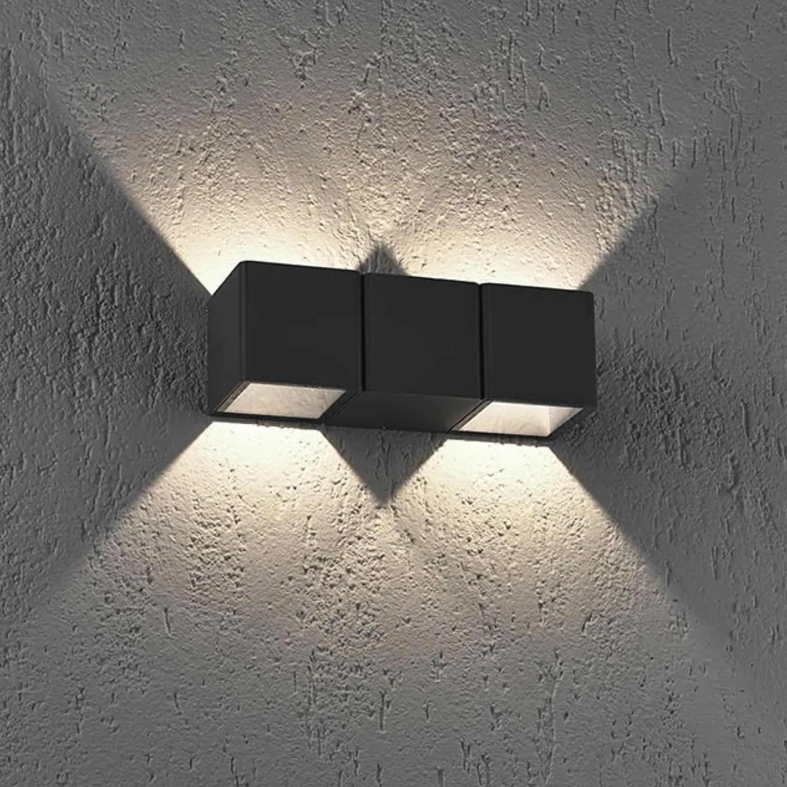 Sklep Kaja Kinkiet ogrodowy w formie trzech kubików 9658-13 z serii MARCEL | Kaja