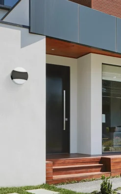 Sklep Kaja Kinkiet ogrodowy w kształcie koła LED K-8143 SITRA | Kaja Oświetlenie