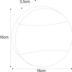 Sklep Kaja Kinkiet ogrodowy w kształcie koła LED K-8143 SITRA | Kaja Oświetlenie