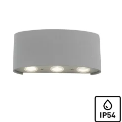 Sklep Kaja Kinkiet ogrodowy świecący w dwóch kierunkach 9488-21 z serii CARLO