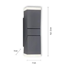 Sklep Kaja Kinkiet ogrodowy z regulacją ustawienia kierunku 9722-13 z serii RYAN