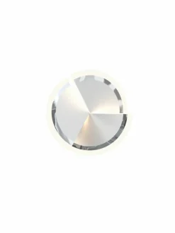 Sklep Kaja Kinkiet srebrna tarcza LED do sypialni WF 9036-108S TRAPANI | Kaja