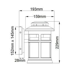 Sklep Kaja Kinkiet szczotkowana stal FE-NEWPORT-S-PBS z serii NEWPORT