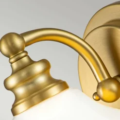 Sklep Kaja Kinkiet, szczotkowany mosiądz HK-AINSLEY1-BATH-BB z serii AINSLEY