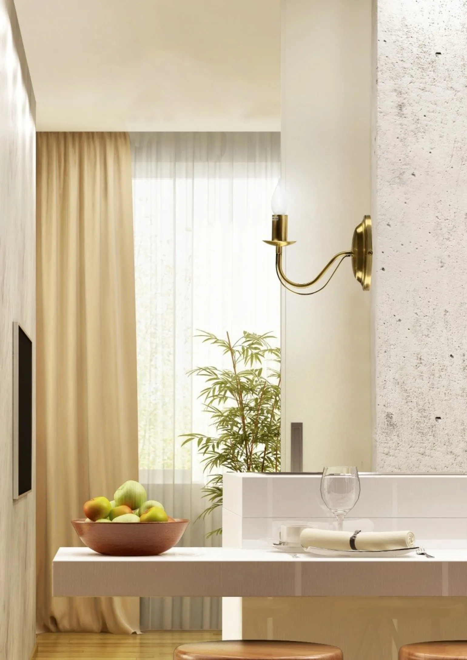 Sklep Kaja Kinkiet w kolorze antycznego złota 21-69149 MUZA | Kaja Oświetlenie