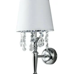 Sklep Kaja Kinkiet w stylu glamour, do sypialni LP-0412/1W WH VIGO | Kaja