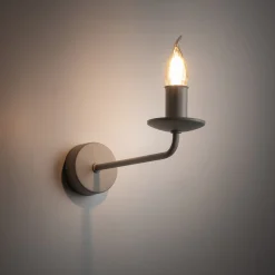 Sklep Kaja Kinkiet świecznik na ozdobą żarówkę TK 10244 LIMAL BEIGE | Kaja