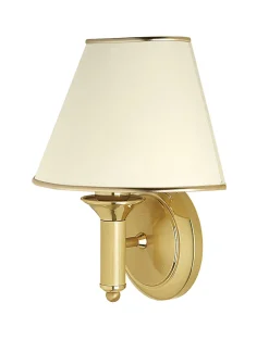 Sklep Kaja Kinkiet z beżowo-złotym abażurem JUP 287 CLASSIC | Kaja Oświetlenie