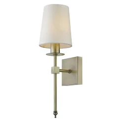 Sklep Kaja Kinkiet z beżowym abażurem LP-2118/1W PATYNA CASOLI | Kaja Oświetlenie