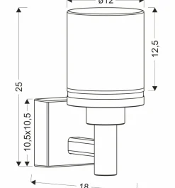 Sklep Kaja Kinkiet z białym kloszem, lampa zewnętrzna 21-32386 SAPONIA | Kaja