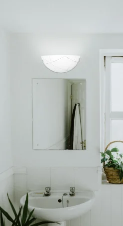 Sklep Kaja Kinkiet z białym kloszem, półplafon K-1521 RG1-08 FEEL | Kaja