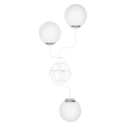 Sklep Kaja Kinkiet z białymi kloszami w kształcie kul K-4058 z serii BA
