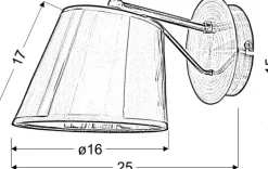Sklep Kaja Kinkiet z błyszczącym abażurem 21-55002 CORTEZ | Kaja Oświetlenie
