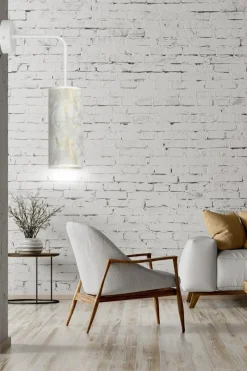 Sklep Kaja Kinkiet z dekoracyjnym abażurem - marmur 1057/K1 KARLI | Kaja